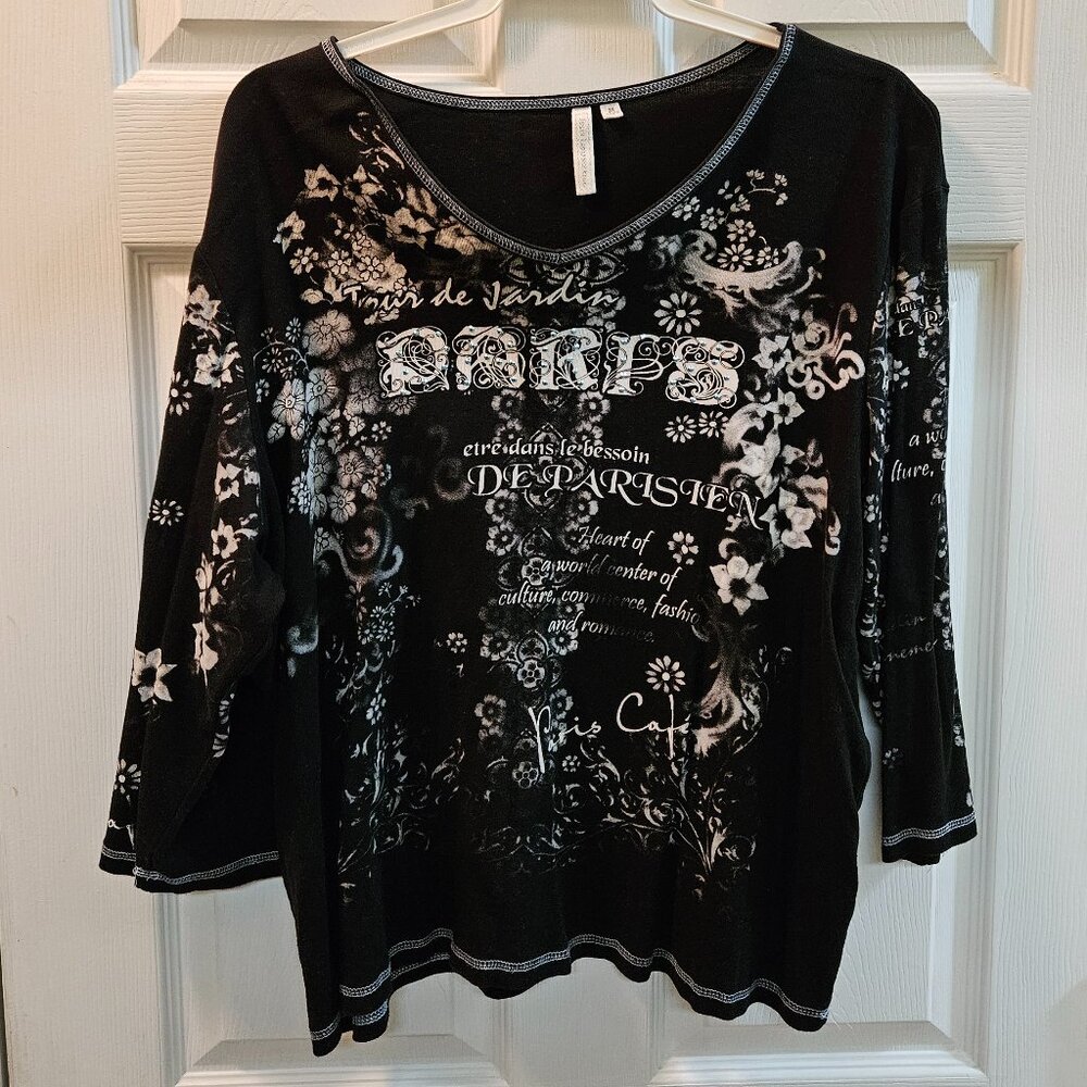 Women's Black Top - Plus Size 3X
